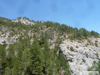 Hoz del Río Escabas-Serranía de Cuenca;grupos de senderismo en sevilla montañera senderismo en es